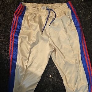 Adidas Cream Track Pants (Breakaway)